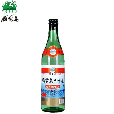 雁窝岛白酒八五三农场老兵团烧酒60度高度粮食酒光瓶白酒东北酒